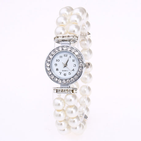 Crystal Watch Fashion Women Watch Pearl String Watch Strap Quartz Bracelet Watch models Female Clock Ladies damenuhr reloj mujer - V.I.P Digital Presence