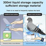 Pigeon-shaped auto sensor foam dispenser. Touchless, fine foam. - V.I.P Digital Presence