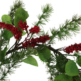 5' LEAVES/BERRY GARLAND - V.I.P Digital Presence