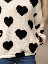 Heart Pocketed Dropped Shoulder Hoodie - V.I.P Digital Presence