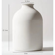 Matte Black Metal Vase: For Dried Flowers, Wedding Gifts, and Home Decor - V.I.P Digital Presence
