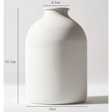 Matte Black Metal Vase: For Dried Flowers, Wedding Gifts, and Home Decor - V.I.P Digital Presence