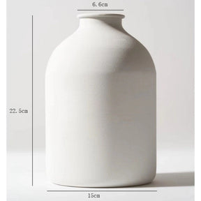 Matte Black Metal Vase: For Dried Flowers, Wedding Gifts, and Home Decor - V.I.P Digital Presence