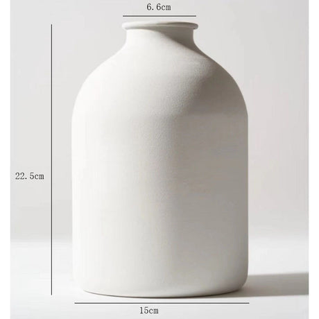 Matte Black Metal Vase: For Dried Flowers, Wedding Gifts, and Home Decor - V.I.P Digital Presence