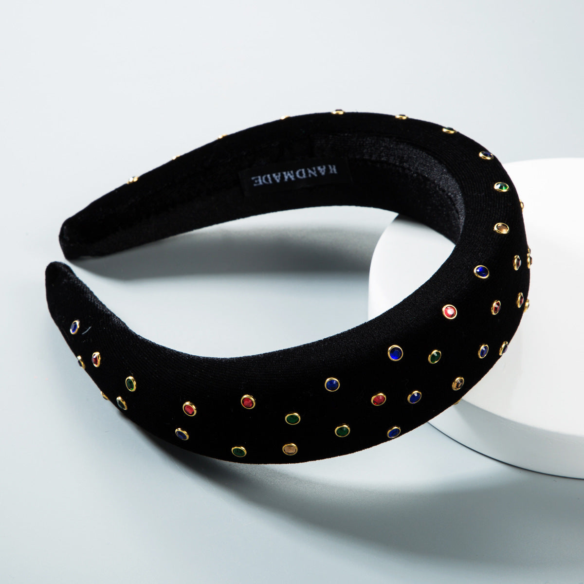 Thickened Sponge Gold Velvet Cloth Headband Female Ins Style Bag Cloth Wide-Brimmed Headband Catwalk Hair Accessories - V.I.P Digital Presence
