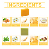 Turmeric Herbal Beauty Soap Deep Cleansing Moisturizing Refreshing Oil Control Body Care Bath Soap - V.I.P Digital Presence