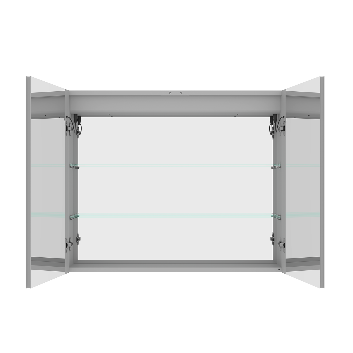 36 x 30 inch Medicine Cabinet with LED Vanity Mirror Anti-Fog  Recessed or Surface Mount Waterproof DimmableAluminum 3000K~6000K Lighted Double Door Bathroom Cabinet with Touch Switch - V.I.P Digital Presence
