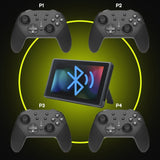 Private Model Adhesive Switch Wireless Bluetooth Controller with Vibration 6-Axis Sensory Switch Pro Gaming Controller - V.I.P Digital Presence