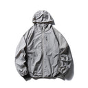 Camouflage Spliced Thin Hooded Sun Protection Clothing Men's Outdoor Sports Reflective Design Casual Jacket Trendy - V.I.P Digital Presence