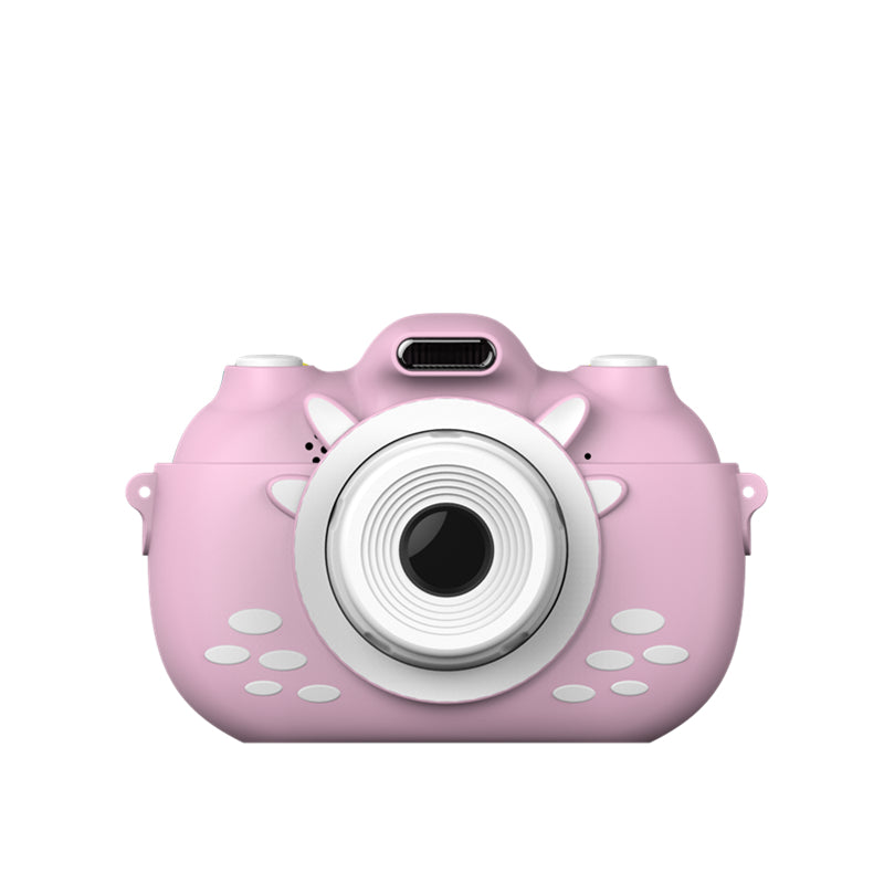 Cámara digital para niños con pantalla táctil y WIFI, 2800 W, pequeña cámara réflex de doble lente, regalo para niños