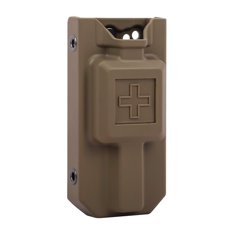 Caja médica táctica para exteriores, caja de almacenamiento de torniquete EMT, caja de nailon multifunción Molle de extracción rápida
