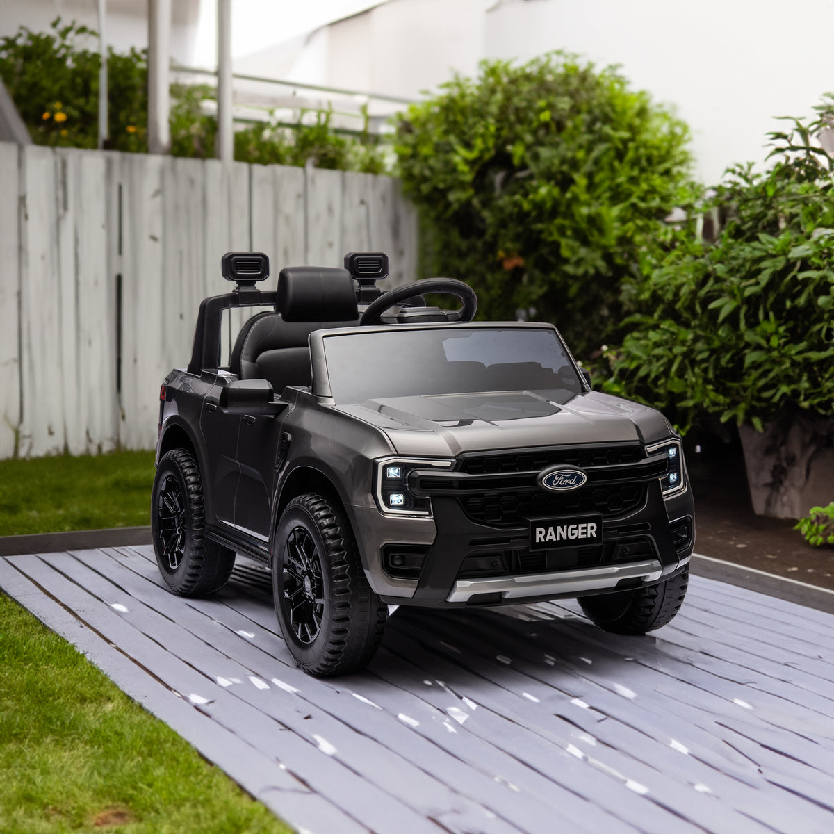 12V children's car remote control, authorized Ford Ranger, 2WD speed 1.86-4.97 miles per hour, suitable for chil hour, suitable - V.I.P Digital Presence
