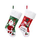 Christmas decorations Christmas pendants Christmas socks Santa Claus snowman velvet socks Christmas socks gift bags - V.I.P Digital Presence