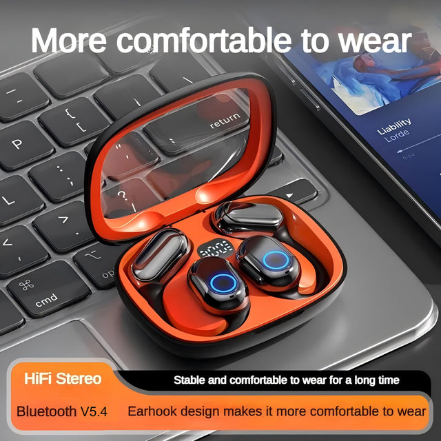 H25 hanging ear high pitched Bluetooth 5.4 seamless and comfortable to wear - V.I.P Digital Presence