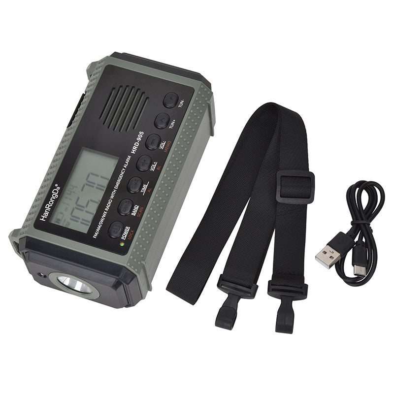 Radio disaster prevention and emergency full band radio solar charging lighting mobile portable radio - V.I.P Digital Presence