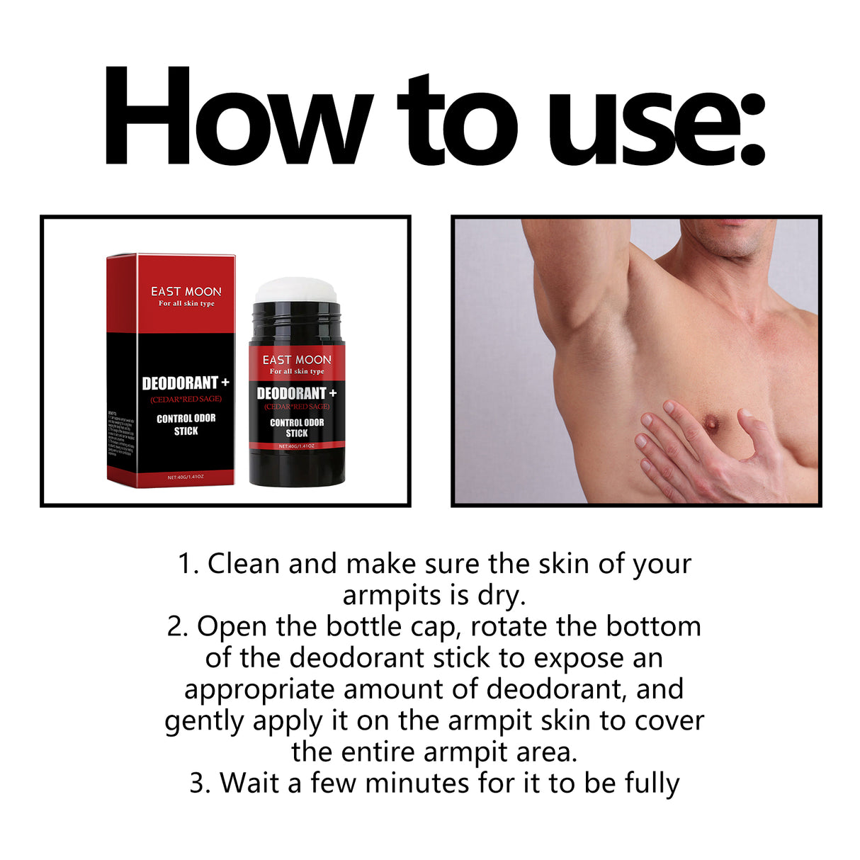 Control Odor Stick, Clean Armpit Odors Fresh And Long-Lasting Portable Body Stick - V.I.P Digital Presence