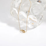 18K Gold-Plated Knotted Necklace - V.I.P Digital Presence