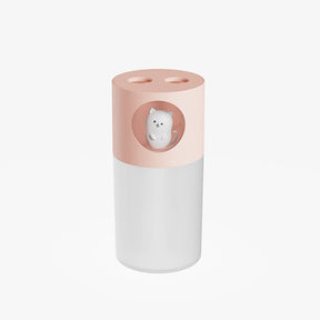 New Cute Pet Humidifier Double Spray Air Humidifier USB Ultrasonic Aroma Diffuse Air Mist Maker Humidificador with Romantic Lamp - V.I.P Digital Presence