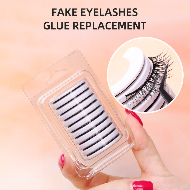 10 Packs Of Self-Adhesive Eyelash Strips Waterproof And Sweat-Proof With Transparent Self-Adhesive Jelly Strips For Any Eyelashes - V.I.P Digital Presence