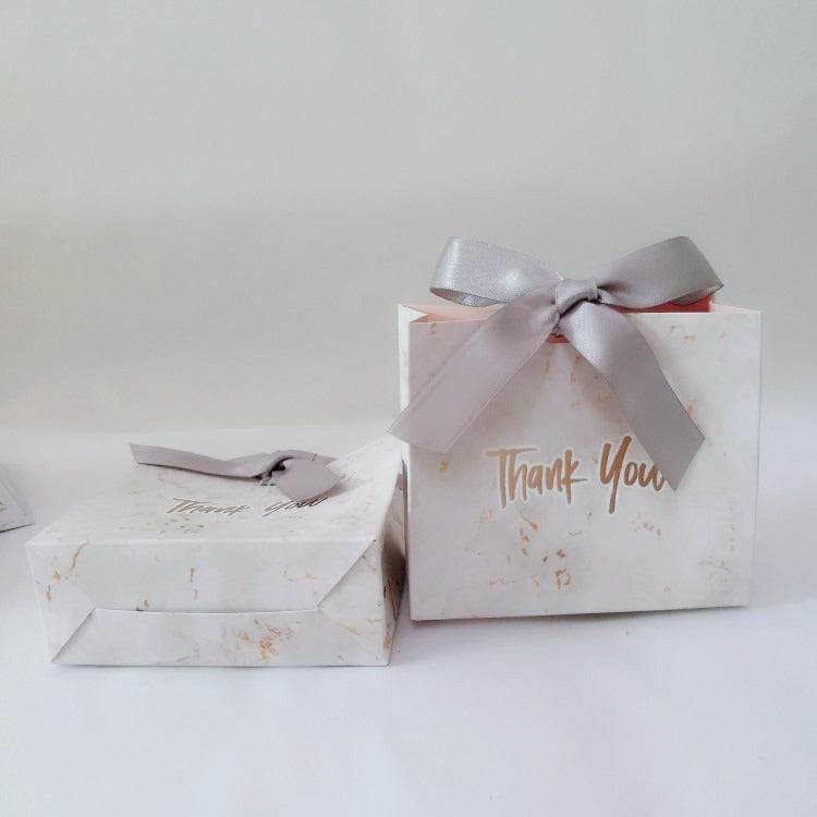 1PCS Marbled creative European style wedding sugar box wedding sugar bag wedding sugar box gift box bag paper bag - V.I.P Digital Presence