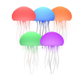 Hot sale voice-controlled jellyfish lamp atmosphere lamp night lamp smart tentacles full color gradient built-in battery - V.I.P Digital Presence