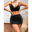 Sexy lingerie, sexy women's fashion, slim fit, exposed navel, hip hugging skirt, lingerie set - V.I.P Digital Presence