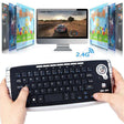Air Flying Mouse Wireless Track Ball Keyboard Mini 2.4G Wireless Key Mouse 2-in-1 Mouse Keyboard Set - V.I.P Digital Presence
