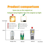 10PCS T10 W5W Led 3030 1SMD Wedge Bulb Auto Dome Reading Car Light Sidemarker Sidelight Parking Lights 194 168 Lamp Bulbs - V.I.P Digital Presence