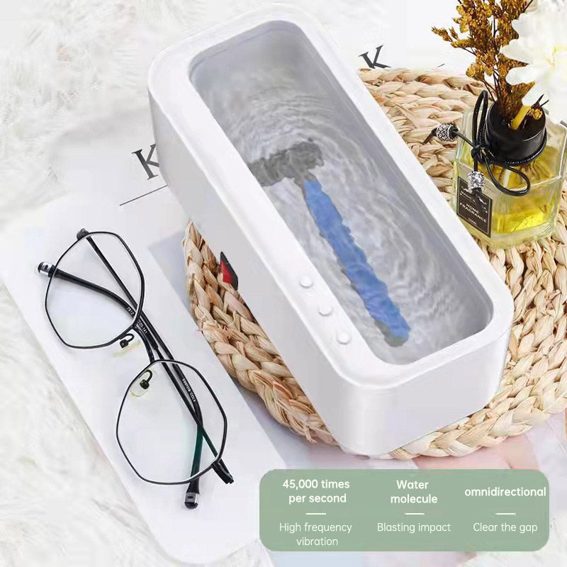 Intelligent Sonic Wave Cleaning Machine, Small Household Cleaner, Portable Electric Ultra Frequency Sonic Wave Cleaning Box - V.I.P Digital Presence
