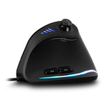 Master C18RGB Vertical Mouse Grip Ergonomic Joystick Game Wired Mouse Notebook Mouse - V.I.P Digital Presence