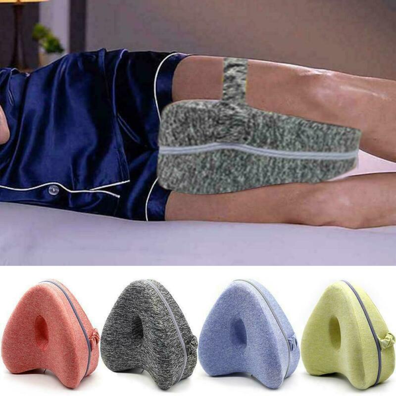 Almohada de espuma viscoelástica con forma de corazón, almohada ortopédica para piernas, espalda, caderas, rodillas, soporte para aliviar la espalda y las caderas, cuña para espalda y caderas.