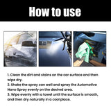 Car Nano Paint Coating Agent, Maintenance Paint Decontamination Brightening Automotive Coating Coating Spray For All Vehicles - V.I.P Digital Presence