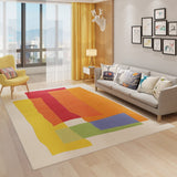 Simple Rainbow Children's Room Climbing Rug Water-Absorbent Non-Slip Imitation Cashmere Carpet - V.I.P Digital Presence