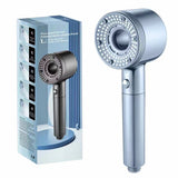 Hollow out household super pressurized showerhead bathroom water heater turbo large water outlet five level filter showerhead - V.I.P Digital Presence