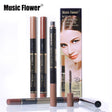 Music Flower Brand Eye brow Makeup Set Eyeliner+Eyebrow Powder+Eyebrow Brush Long-lasting Waterproof Quick Dry Comestic Tools - V.I.P Digital Presence