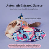 Fluttering Butterfly Cat Toys Interactive Cat Sticks Pet Kitten Can't Resist Mystery Motion Concealed Game Toy Automatic Teasing - V.I.P Digital Presence