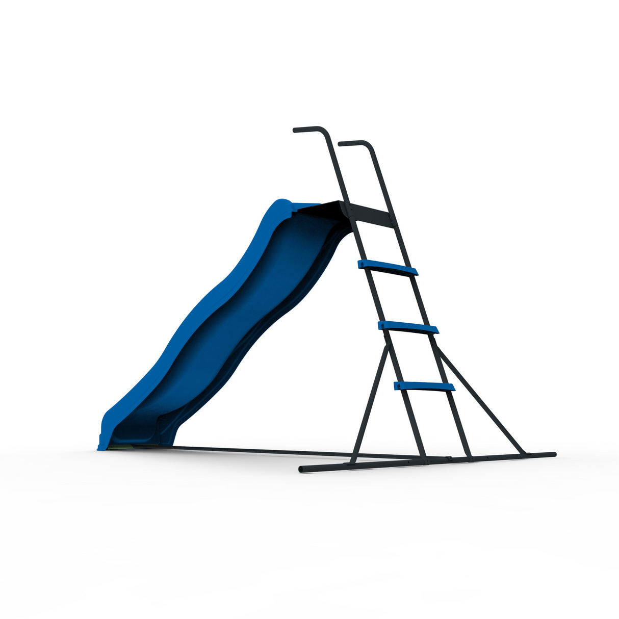 XSL003 2.2M kids plastic slide indoor Freestanding playground equipment children plastic slide kids indoor slide blue - V.I.P Digital Presence