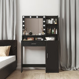 Makeup Vanity Desk with Mirror & Light - V.I.P Digital Presence