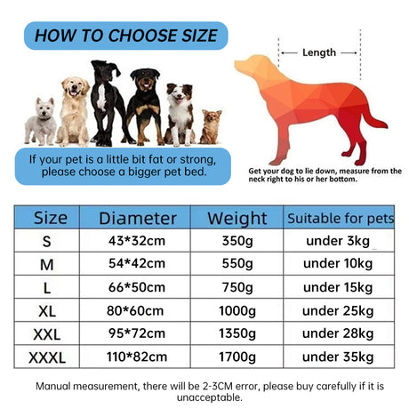 New, soft, and cozy fleece pet bed. Waterproof bottom. Suitable for small, medium & large pets. Keeps pets warm. - V.I.P Digital Presence