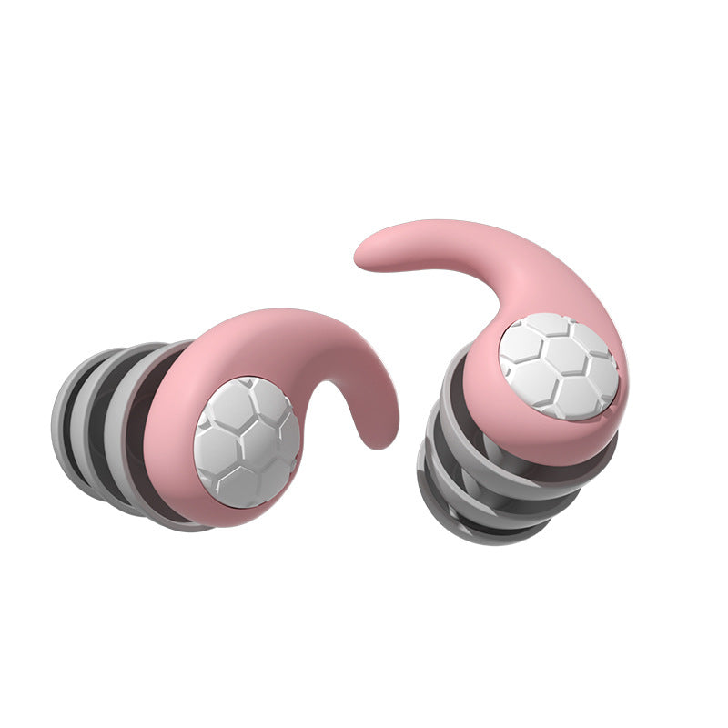 New soundproof and noise reducing earplugs silicone waterproof swimming dormitory noise filter hearing protection - V.I.P Digital Presence