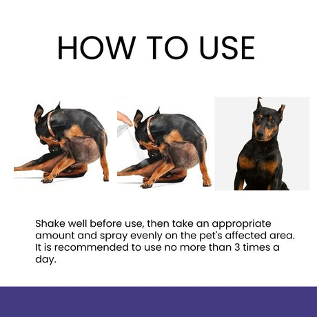 Pet Anti-Itch Spray, Pet Universal Cleaning And Soothing Skin Fur For Anti-Mite Anti-Bug Anti-Itch Spray - V.I.P Digital Presence