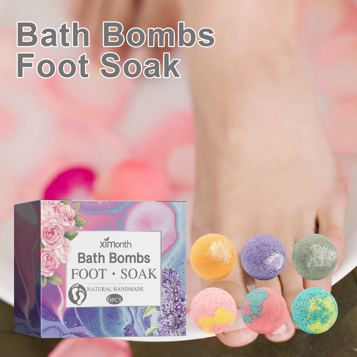 Foot Bath Ball, Repair Heel Dry Crack Skin Relief Physical Discomfort Cold Moisturizing Foot Care Ball - V.I.P Digital Presence