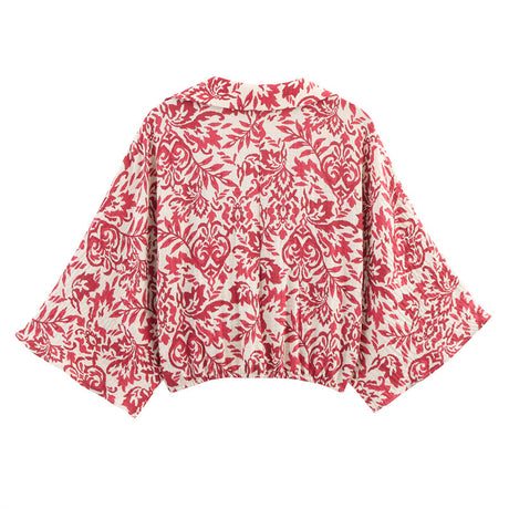 Style Women's Fashion Casual Printed Long Sleeve Top and Wide Leg Pants - V.I.P Digital Presence