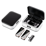 S18 wireless lavalier microphone charging compartment noise reduction reverberation digital display little bee live microphone - V.I.P Digital Presence