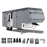 Umbrauto 5th Wheel RV Cover Upgraded 7 Layers Top Anti-UV Waterproof Breathable Camper Covers - V.I.P Digital Presence