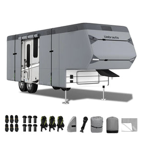 Umbrauto 5th Wheel RV Cover Upgraded 7 Layers Top Anti-UV Waterproof Breathable Camper Covers - V.I.P Digital Presence