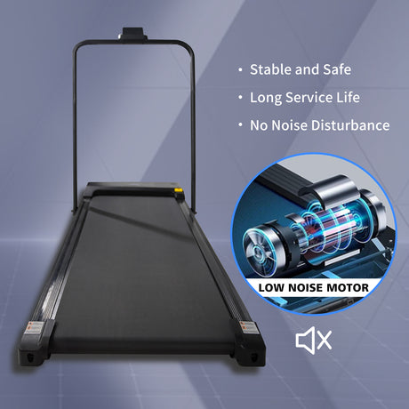Walking Pad Treadmill Under Desk 2 in 1 Folding Portable Treadmill for Home Office Walking Jogging Machine 240 lb Capacity Black - V.I.P Digital Presence