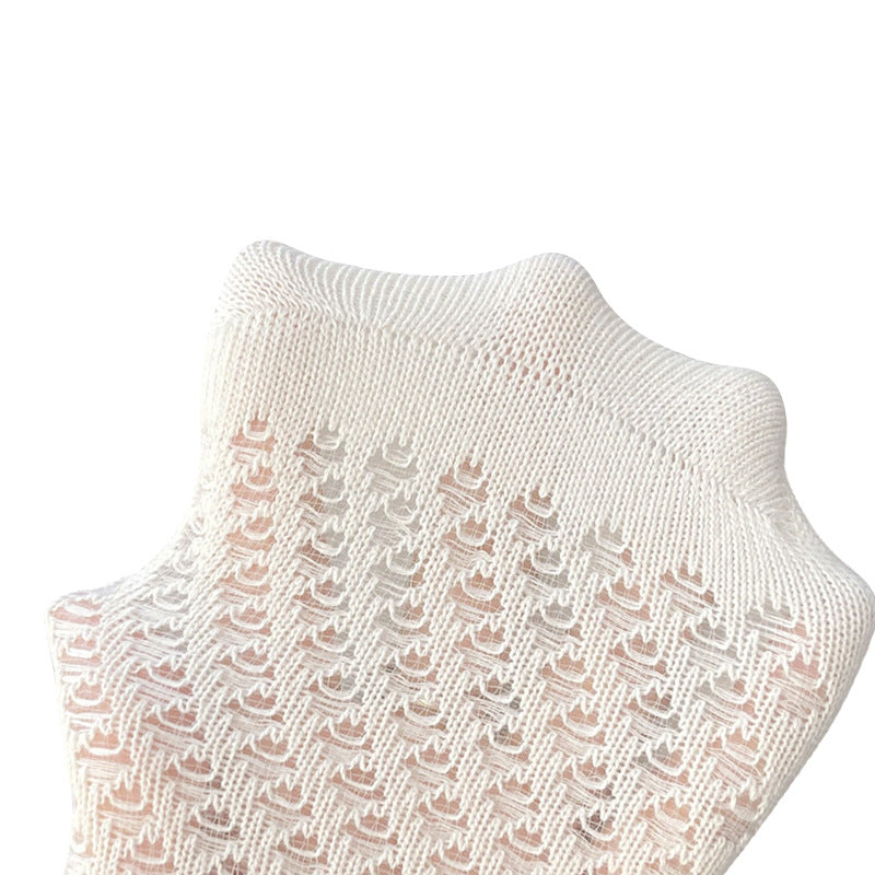 Children's Socks Combed Cotton Girl Baby Bow Princess Socks Hollow Mesh Dance Socks - V.I.P Digital Presence