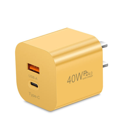 Fast charging mobile phone PD40W charging head type-c PD port European, American and British standard speed adapter charger - V.I.P Digital Presence