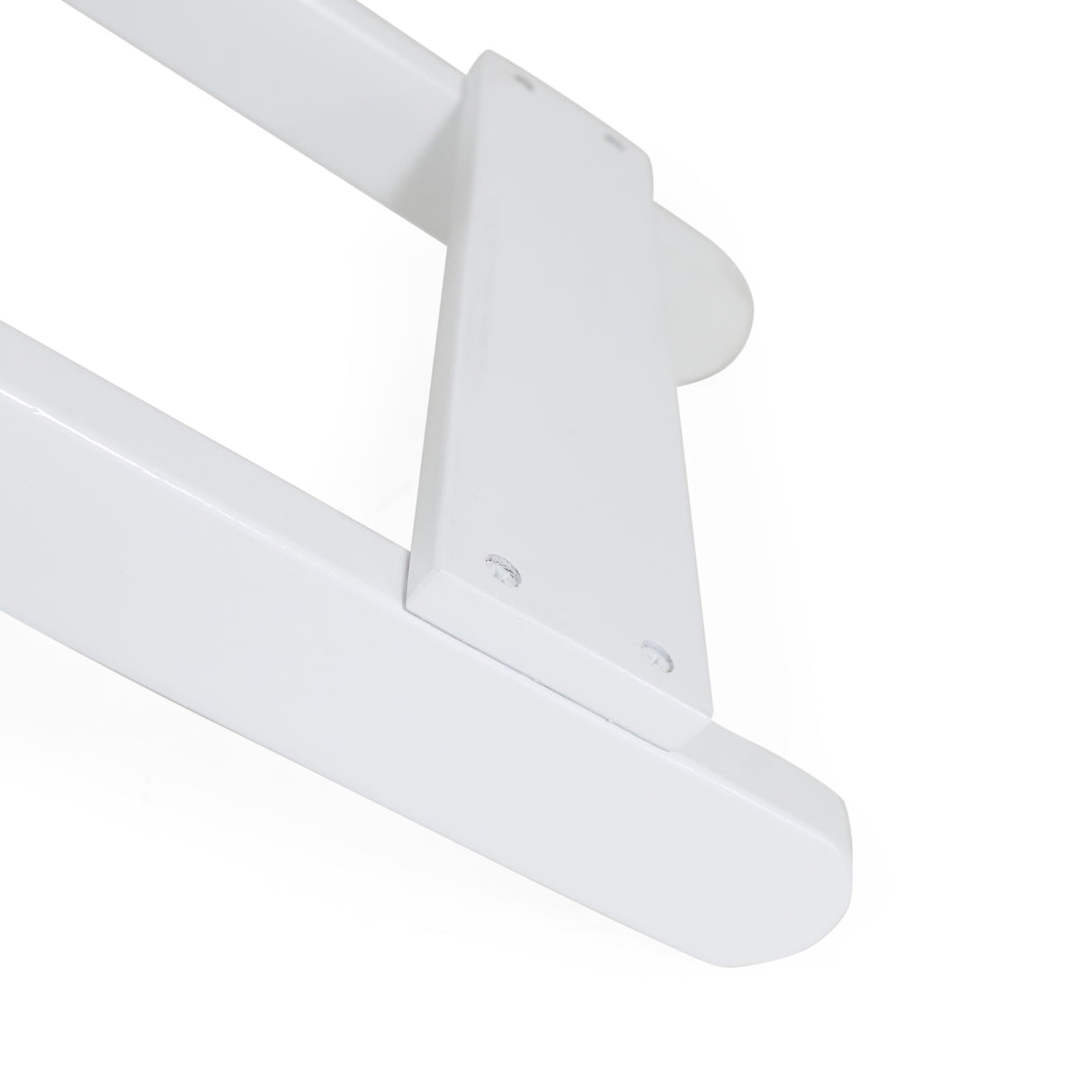 Outdoor Folding Wooden Side Table, White, 15"D x 22.75"W x 18.25"H - V.I.P Digital Presence